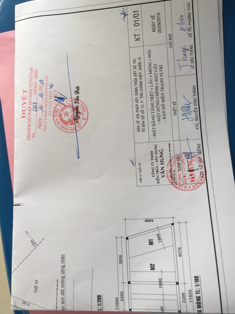 Lưu ý quan trọng khi xin phép xây dựng phường Trung Mỹ Tây